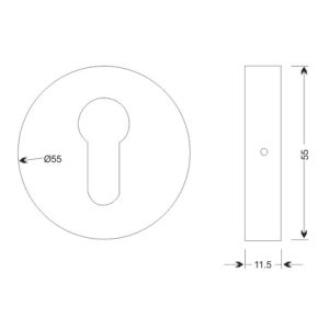 Key Hole SS304 DF RHKH 01