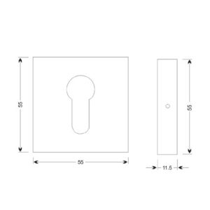 Key Hole SS304 DF RHKH 02