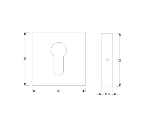 Key Hole SS304 DF RHKH 02