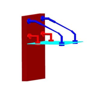 Canopy Fittings SS304/316 DF FC 034