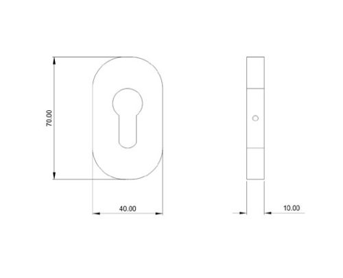 Key Hole SS304 DF RHKH 03