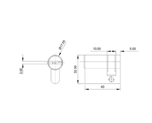 Euro Profiles Cylinder – Brass DF HCY KEY