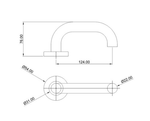 Mortice Handle SS304 DF RH 01